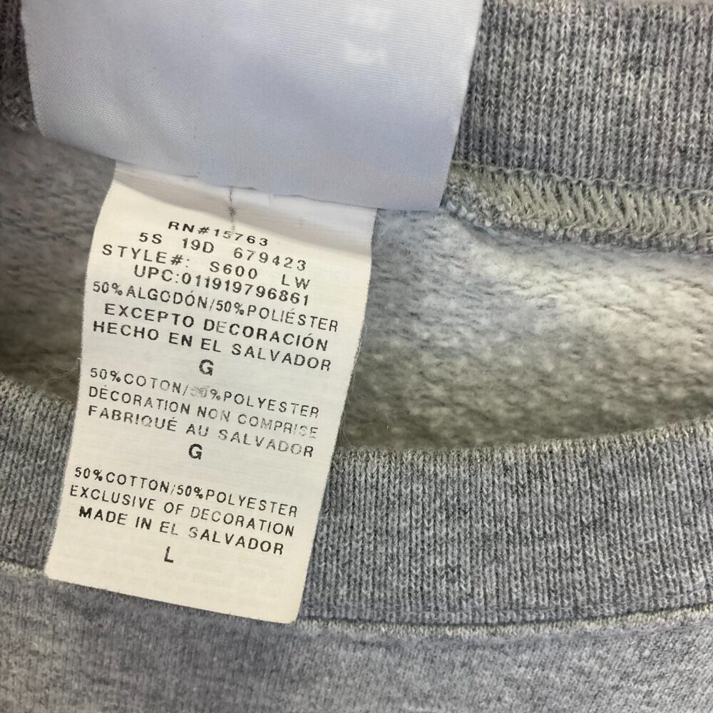 Chris Brown Indigo Children Indigoat 2019 Sweatshirt Gray Mens L Large Champion - Picture 7 of 11
